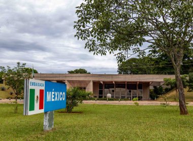 Brezilya, Brasilia-DF, 18 Ocak 2026. Brezilya 'daki Meksika Büyükelçiliği, Güney Büyükelçiliği Sektörü, Brasilia-DF