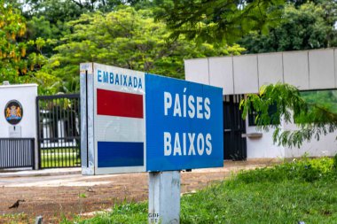 Brezilya, Braslia-DF, 18 Ocak 2026. Brezilya 'daki Hollanda Büyükelçiliği Braslia' daki Güney Büyükelçiliği Sektörü, DF