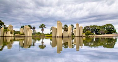 Brezilya, Brasilia-DF, 18 Ocak 2026. Brezilya Ordu Karargahının önündeki Şehir Askeri Bölgesinde Kristal Meydanı