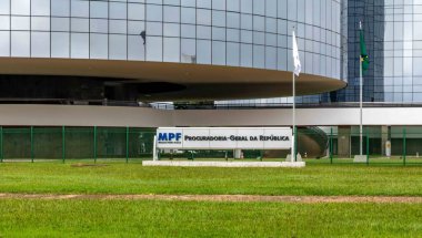 Brezilya, Brezilya DF, 25 Ocak 2026. Brezilya Federal Kamu Bakanlığı Genel Merkezi Binası