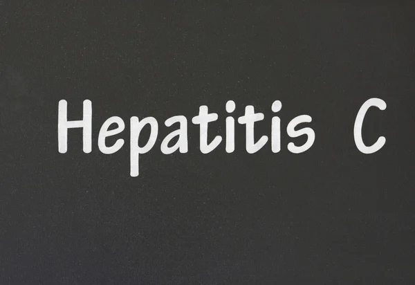 Diagnose Hepatitis C — Stockfoto