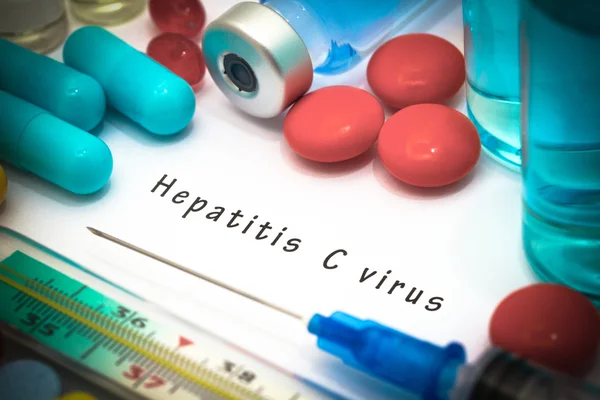 Vírus da hepatite C — Fotografia de Stock