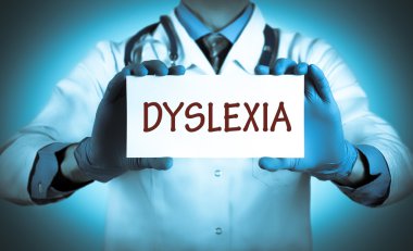 Doktor bir kartı ile tanı - disleksi adını tutar