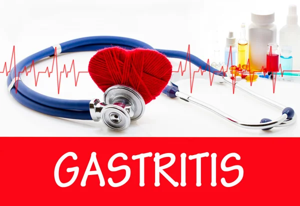 Die Diagnose Gastritis — Stockfoto