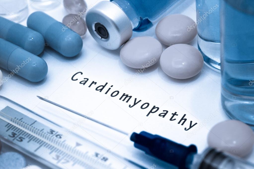 Cardiomyopathy - diagnosis written on a white piece of paper