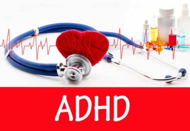 The diagnosis of adhd clipart
