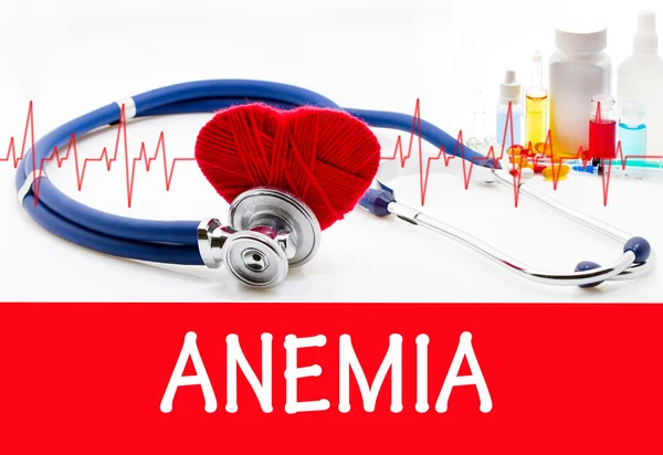 O diagnóstico de anemia — Fotografia de Stock