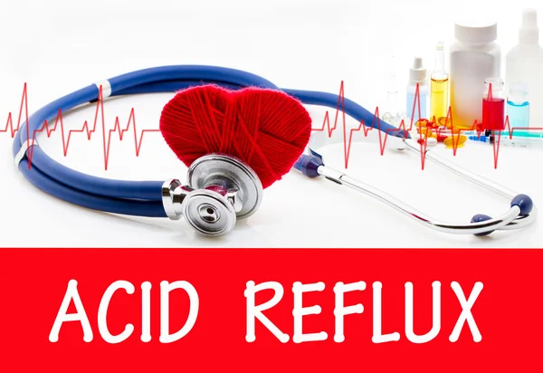 El diagnóstico de reflujo ácido — Foto de Stock