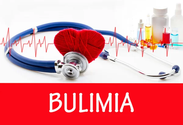 El diagnóstico de bulimia — Foto de Stock