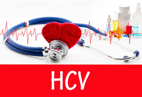 La diagnosi di hcv — Foto Stock