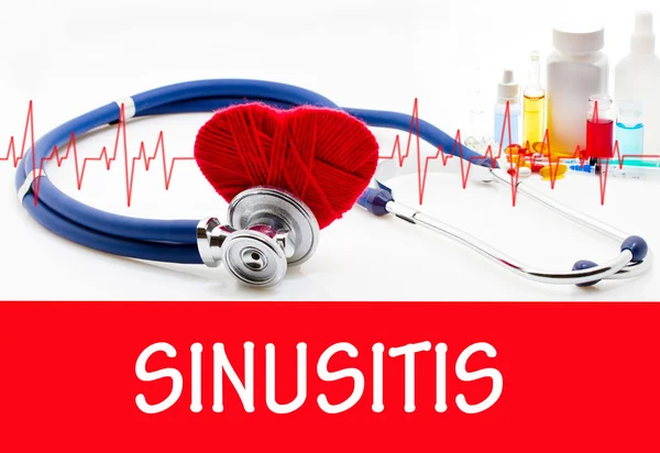 De diagnose van sinusitis — Stockfoto