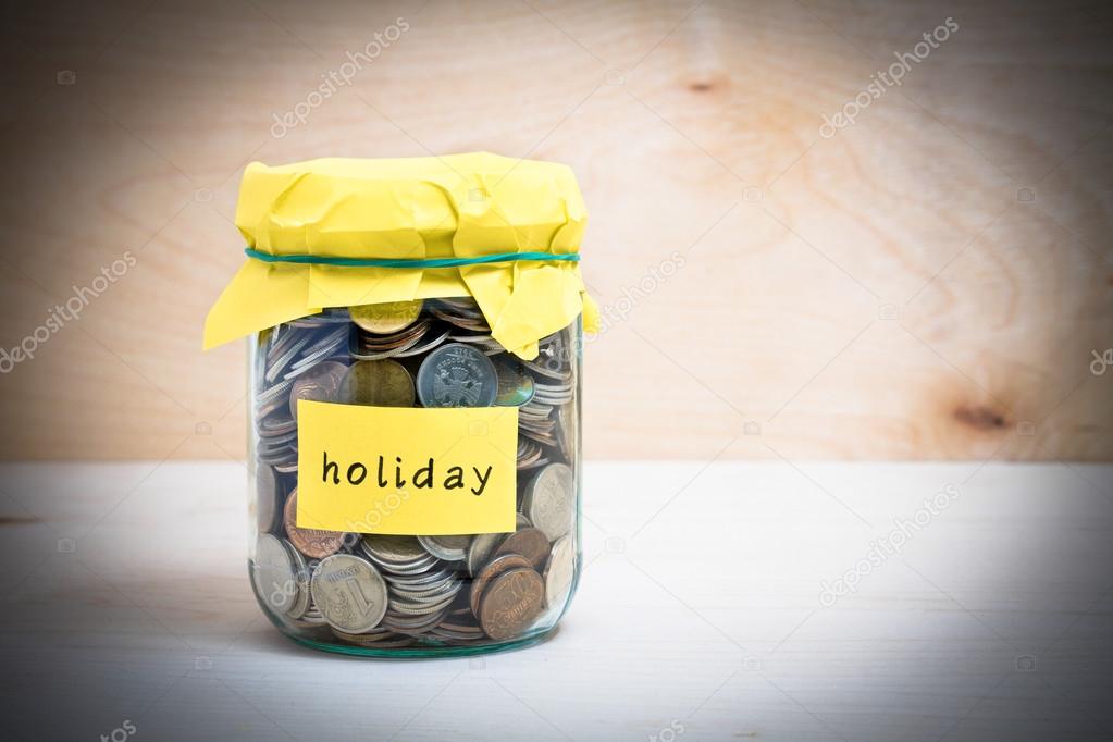 Holiday. Financial concept