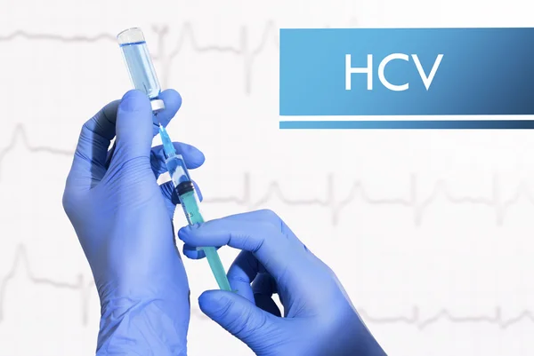 Parar o VHC (hepatite C ) — Fotografia de Stock
