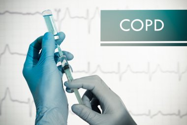 KOAH durdurmak. Şırınga enjeksiyon ile doldurulur. Şırınga ve aşı