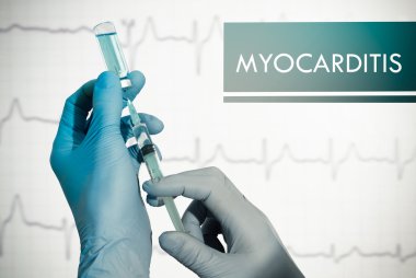 Miyokardit durdurmak. Şırınga enjeksiyon ile doldurulur. Şırınga ve aşı