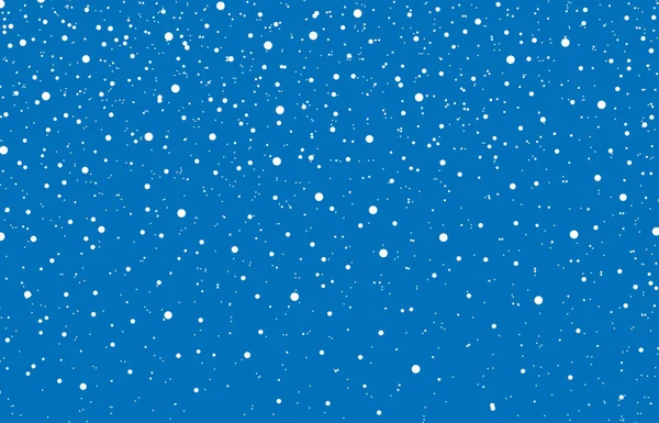 Mevsimsel dekorasyon ve tatil tasarımı için mavi zemin üzerinde beyaz kar taneleri soyut desen. Kar yağışı arka planı. Kış deseni mavi. Düşen kar dokusu. Kar tanesi duvar kâğıdı. Noel arkaplan tasarımı.