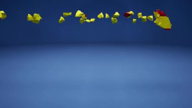 Balear Adaları Bayrak Canlandırmalı Haritası.