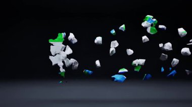 Bayrak Canlandırmalı Sierra Leone Haritası.