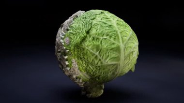 Mantar Gelişimi Animasyonundan Etkilenen Lahana.