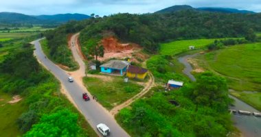 yol orman veya köy hava atış