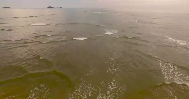 Παραλία θάλασσα κύματα του ωκεανού — Αρχείο Βίντεο