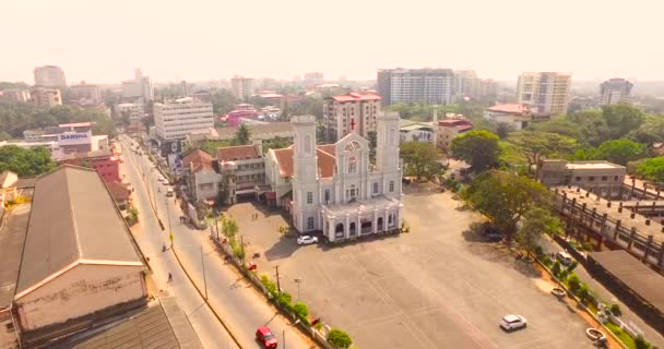 Antigua iglesia en Mangalore — Vídeos de Stock