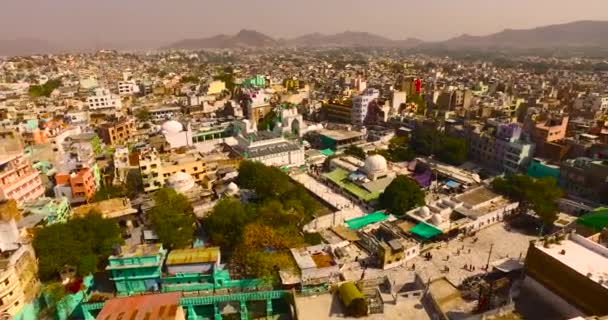 Luftaufnahme von Ajmir — Stockvideo