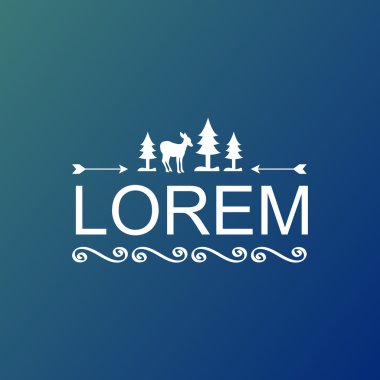 hayvanlar logo lorem simge