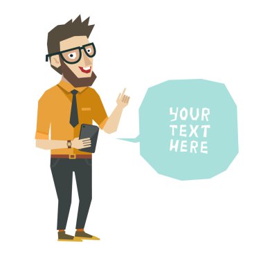 Akıllı adam tutarak akıllı telefon 