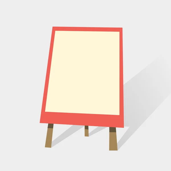 Flip-Chart, blanco whiteboard — Stockvector