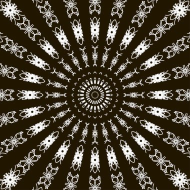 Dekoratif süs vektör soyut desen