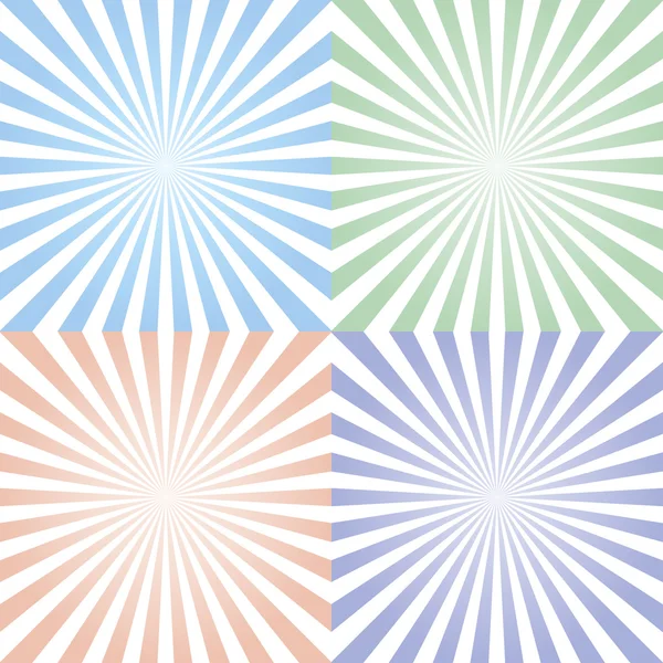 Güneş ışınları vektör illüstrasyonu