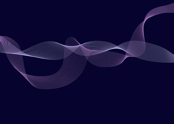 Векторний фон абстрактних хвиль — стоковий вектор
