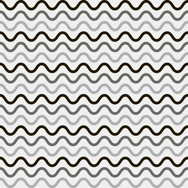 Vector patroon met lijnen en golven — Stockvector