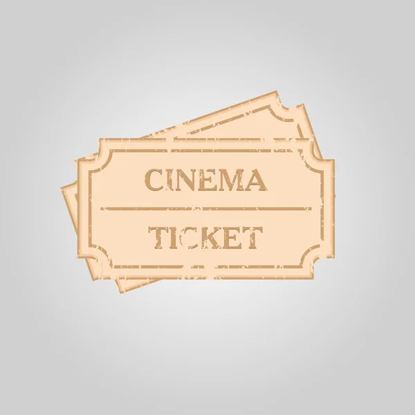 Cinema biglietti vettoriale illustrazione — Vettoriale Stock