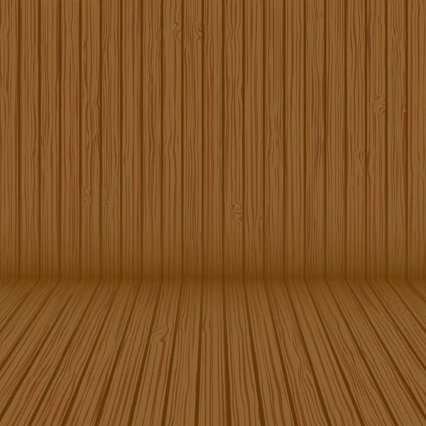 Interior tablones de madera — Vector de stock