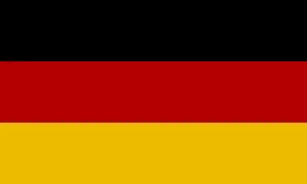 Deutschland-Fahne. Vektorillustration — Stockvektor