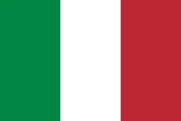 Vlajka Itálie. Vektorové ilustrace — Stockový vektor