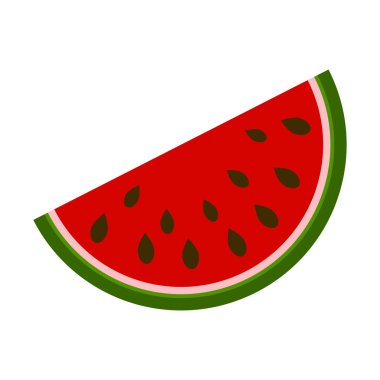 Karpuz simgesi vektör illüstrasyonu