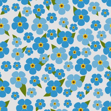 Çiçek unutma ile seamless modeli