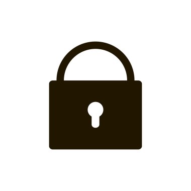 ikon vektör illüstrasyonunu kilitle