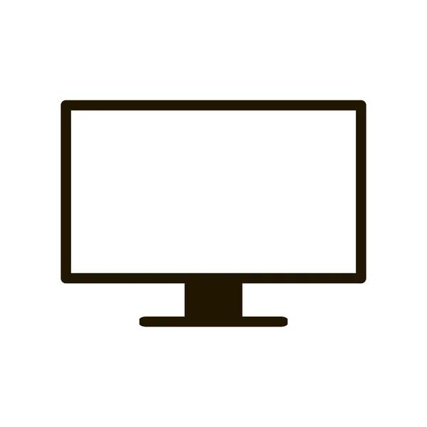 Icono de pantalla de monitor — Archivo Imágenes Vectoriales