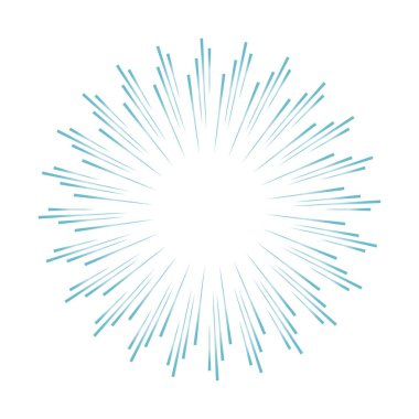 Güneş ışınları mavi ve beyaz vektör arkaplanı