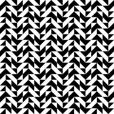 Üçgenlerin soyut geometrik deseni. Üçgenli Truchet deseni