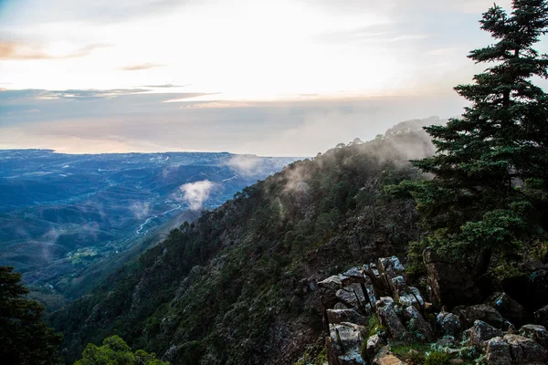  İspanyol yeşil tepelerin pitoresk görünümü 