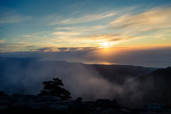 sihirli gökyüzü ve gündoğumu