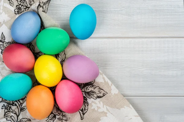 Çok renkli paskalya yumurtaları