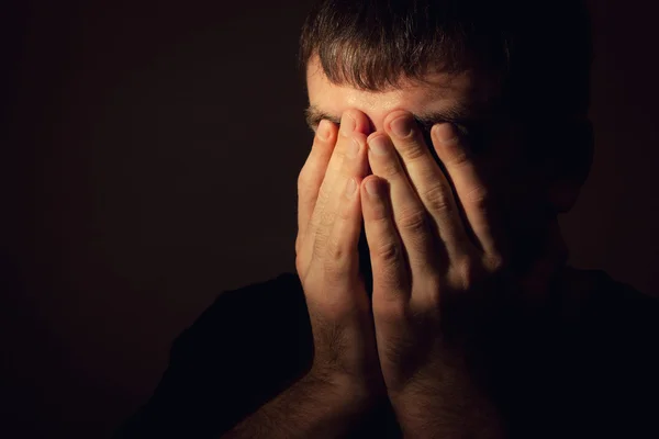 Hombre en depresión — Foto de Stock