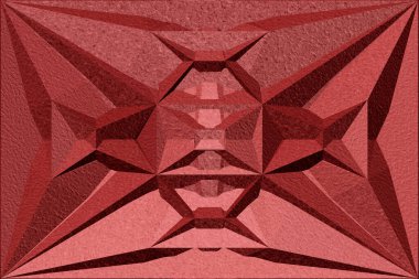 3B Resim, 3D Render, parçalı geometrik arkaplan