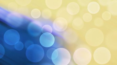 Açık mavi, çemberli yeşil vektör arkaplan, dairesel bulanık tasarım ve baloncuklu soyut çizim. Marka kitabınız için yeni şablon.